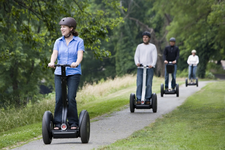 Explore the resort on a 'personal transport device', also known as a Segway.
