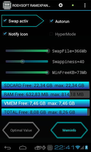 ROEHSOFT RAM Expander (SWAP) apk