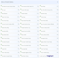 Harish Bakery menu 3