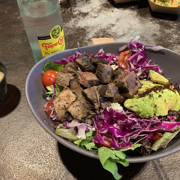 Steak salad!