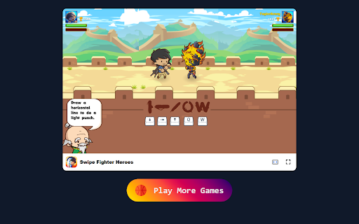 Swipe Fighter Heroes Game - Fight in eight real-world inspired arenas!