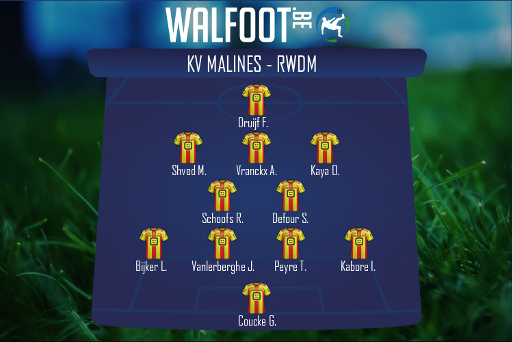 Composition KV Malines | KV Malines - RWDM (03/02/2021)
