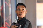 Vincent Pule of Orlando Pirates during the 2022 Carling Black Label Cup media launch at FNB Stadium on September 6 2022.