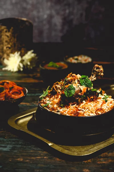 Hyderabadi Chicken Dum Biryani