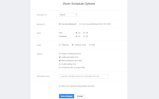 Zoom Chrome Extension