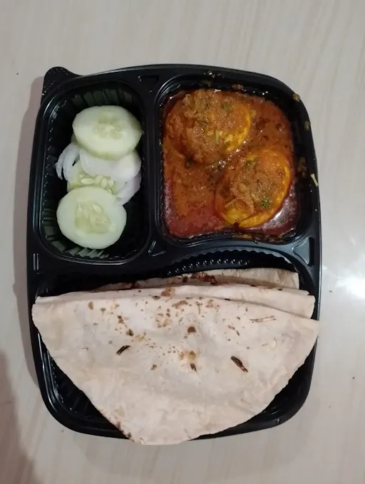 Egg Bhurji [2 Eggs] With 4 Roti