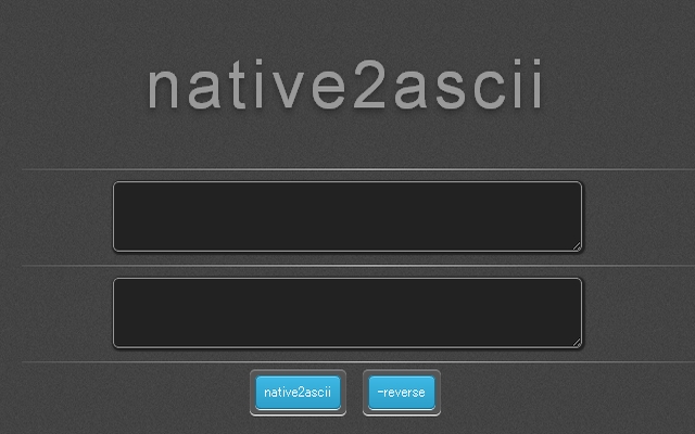 native2ascii