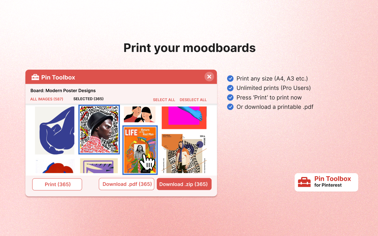 Pin Toolbox - Pinterest Board Downloader Preview image 5