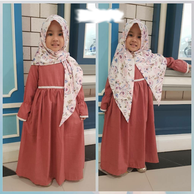 Gamis Anak CantiQ Katun Jepang