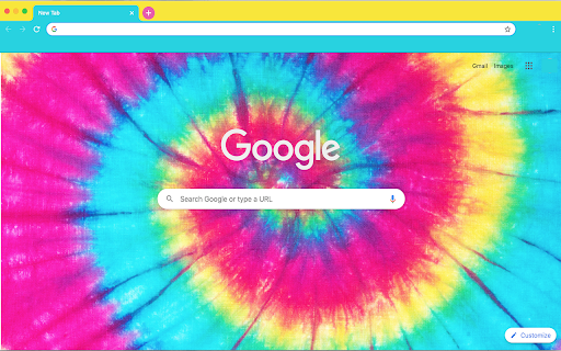 Rainbow Swirl Tie Dye Theme