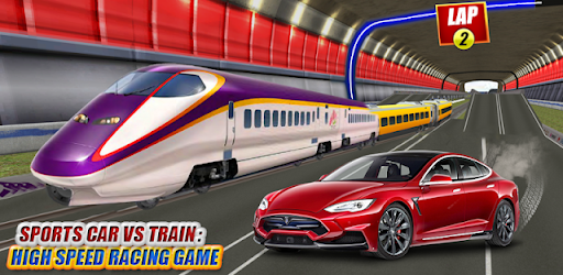 Train Racing 3d- Bus Vs Train