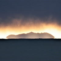 temporale al tramonto sulla gorgona di pilotto