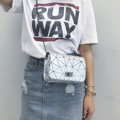 Title 4, All-Match Messenger Bag with super stylish chai...