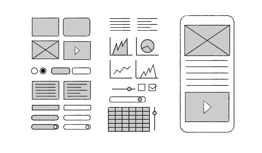 low fidelity wireframe