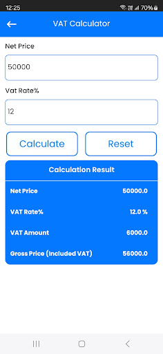 Screenshot LoanPrime: EMI Loan Calculator
