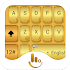 TouchPal Gold Keyboard Theme1