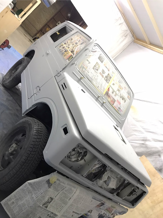 たけミラ250さんが投稿した友人の父のおもちゃ・ジム兄・塗装・DIY・つや消しボディに関するカスタム事例の投稿画像4枚目