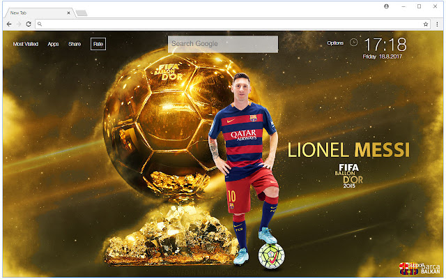 Fc Barcelona Lionel Messi Hd New Tab 2019