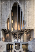 Atrium view towards entrance.