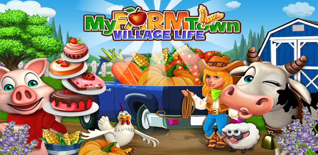 다운로드 My Farm Town Village Life: Best Farm Games Offline 1 ...