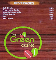 The Green Cafe menu 1