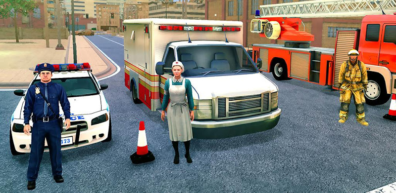 Emergency FireFighter Rescue Simulator - 911 Game