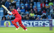 Alviro Petersen of Lancashire Lightning bats during the NatWest T20 Blast match between Yorkshire Vikings and Lancashire Lightning at Headingley on July 1, 2016 in Leeds, England. 