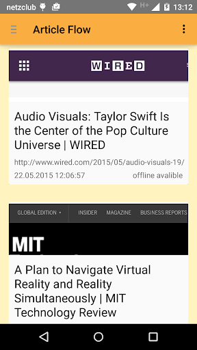 Article Flow - Offline Reader