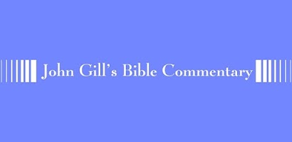 John Gill Bible Commentary Screenshot