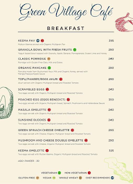 Green Village Cafe menu 4