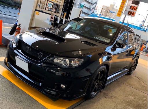 インプレッサ WRX STIのガソリンスタンドは盛れるはず・PROVA・ハイ