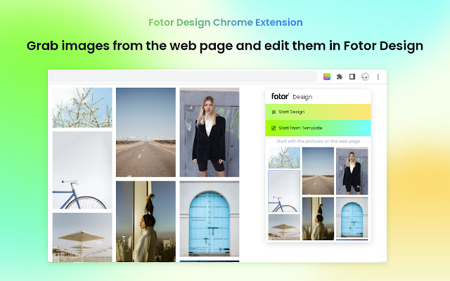 Fotor Design: Graphic Design & Photo Collage chrome extension