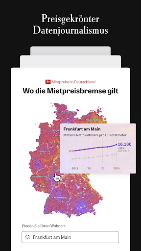 Screenshot DIE ZEIT – Nachrichten
