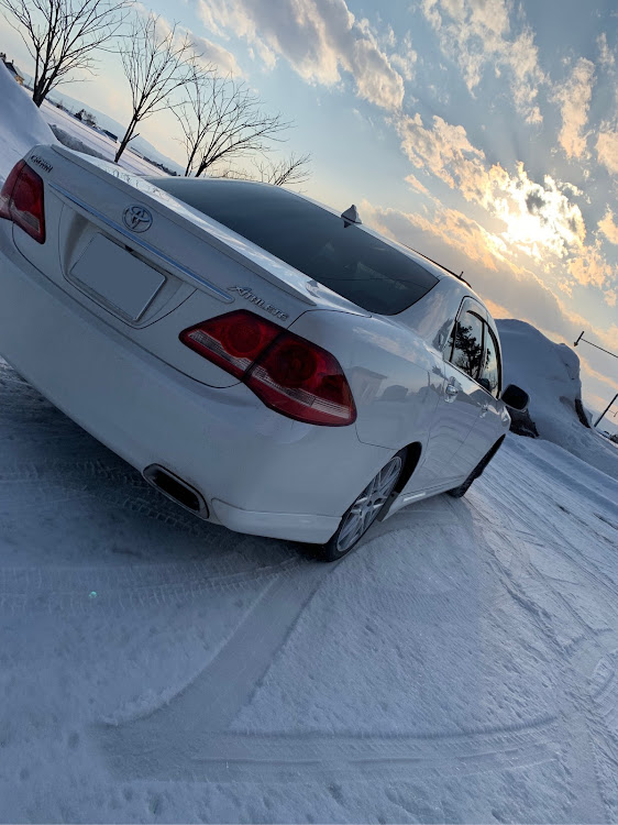 クラウンアスリートの20クラウン・クラウンアスリート・ケツはいいぞ・夕日と愛車に関するカスタム事例の投稿画像1枚目