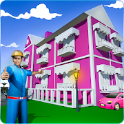 Doll House Decoration And Girl House Design  Icon