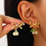 White Earrings