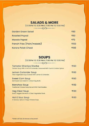 Swaad Of South menu 