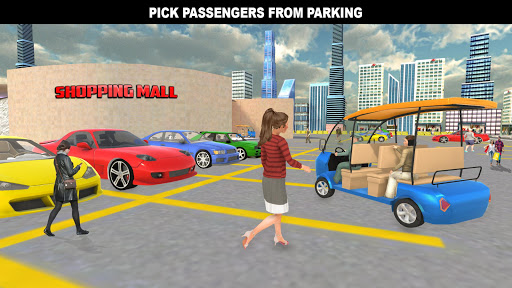 Shopping Mall Rush Taxi: City Driver Simulator