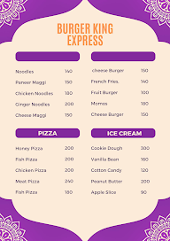 Burger King Express menu 2