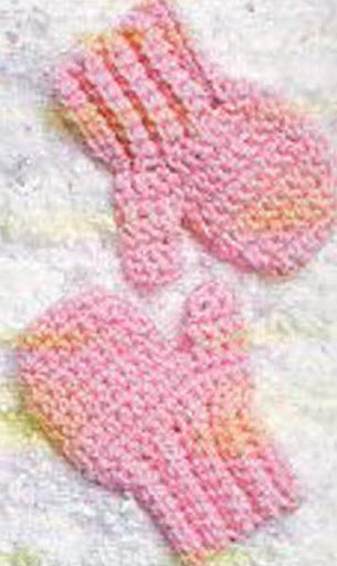 DIY Crochet Baby Mitten