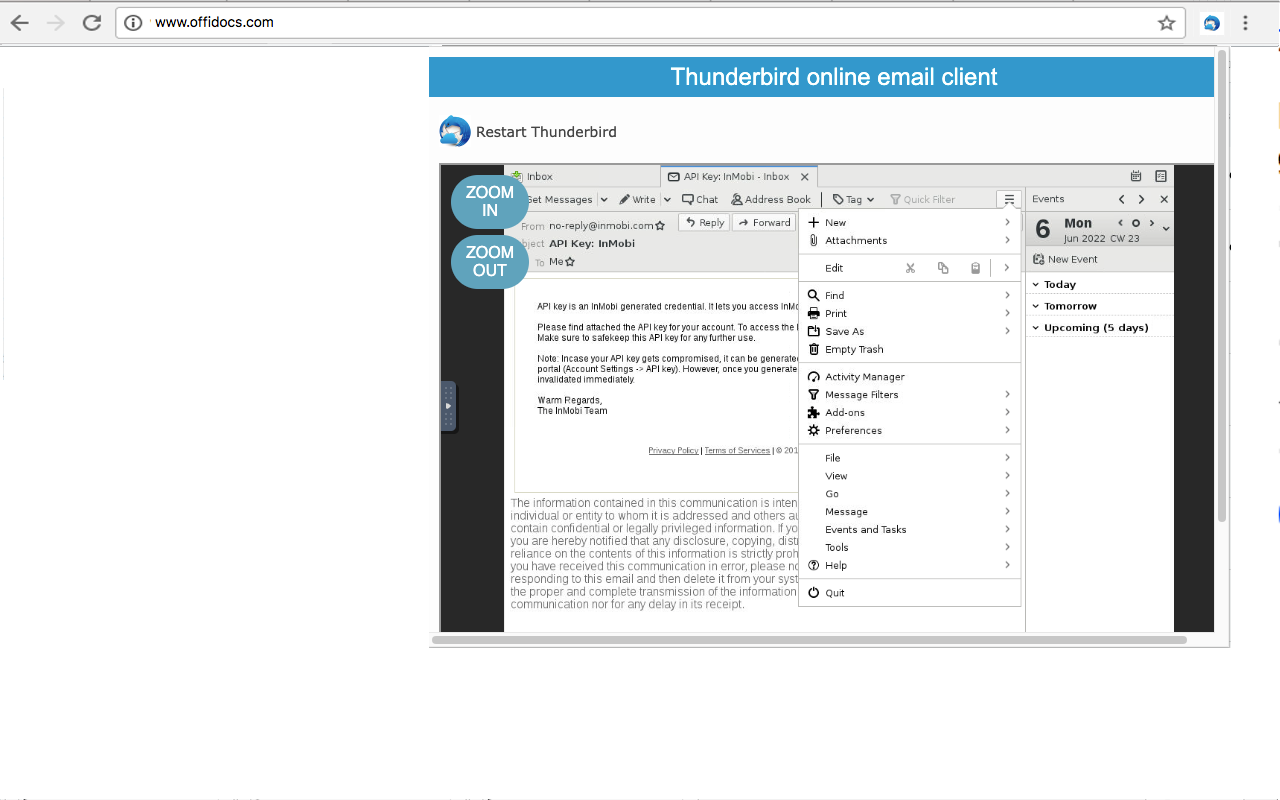 Thunderbird online Mozilla email client Preview image 5