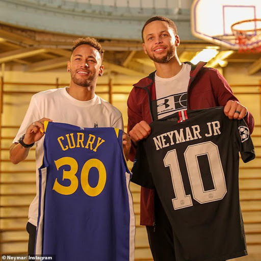 Neymar and Steph Curry