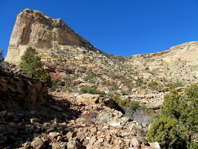 Almost to the foot trail