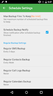 Super Backup Pro: SMS&Contacts Ekran görüntüsü