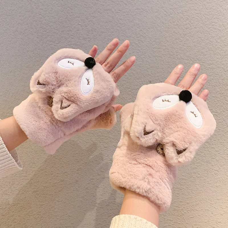 Gants Femme du Petit Prince motif Renard, chauds et élégants pour l'hiver, idéaux pour protéger vos mains du froid.