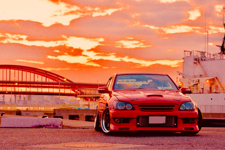 アルテッツァの#アルテッツァ・200投稿記念・夕焼けコラボ・愛車撮影に関するカスタム事例の投稿画像1枚目