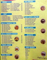 I B Bakers menu 2