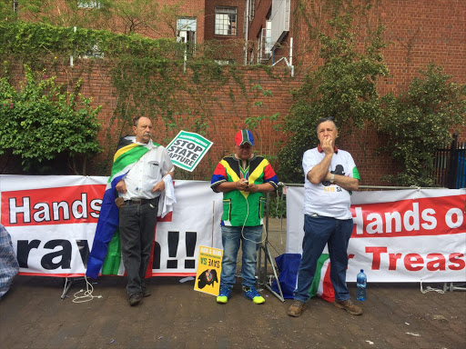 Assembly of leaders including ANC stalwarts gathered in Pretoria to protest against so-called state capture. Picture Credit: Roxanne Henderson