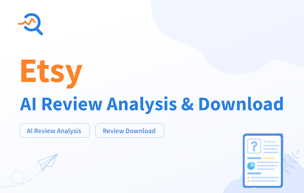 Etsy™ AI Review Analysis & Download small promo image