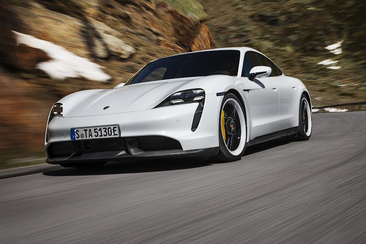 The Porsche Taycan drives better than most EVs because of the way it exerts control over its electric drive motors. Picture: SUPPLIED